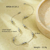 Fashionable Round Ball Stainless Steel 18K Electroplated Women's Jewelry Necklace