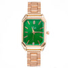 Fashionable Square Alloy Strap Diamondencrusted Women's Quartz Watch