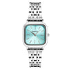 Fashionable Square Steel Band Women's Quartz Watch With Simple Cute Design And Alloy Case And Strap