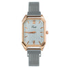 Fashionable Square Women's Alloy Watch With Magnetic Clasp
