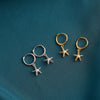Fashionable Starfish Earrings Copper Electroplated For Women With Original Design Sense