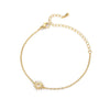 Fashionable Sun Hollow Jewelry Accessories Stainless Steel Gold Platinum O Shaped Chain With Stars Sun And Moon Clouds Cosmic Pattern Electroplated