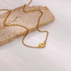 Fashionable Sun Hollow Jewelry Accessories Stainless Steel Gold Platinum O Shaped Chain With Stars Sun And Moon Clouds Cosmic Pattern Electroplated