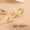 Fashionable Titanium Steel Bracelet With Smooth Niche Design And Polish Finish