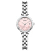 Fashionable Women's Alloy Bracelet Watch With Round Dial And Mineral Reinforced Glass Mirror
