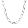 Women's Alloy Thick Chain Necklace with Electroplating Treatment and Geometry Pattern Cross Chain for Fashion Commuter