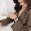Female Fashion Retro Artistic Alloy And Stainless Steel Bracelet Watch With Round Dial