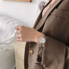 Female Fashion Retro Artistic Alloy And Stainless Steel Bracelet Watch With Round Dial