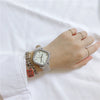 Female Leisure Alloy Case Ordinary Glass Mirror Quartz Watch