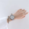 Female Leisure Alloy Case Ordinary Glass Mirror Quartz Watch