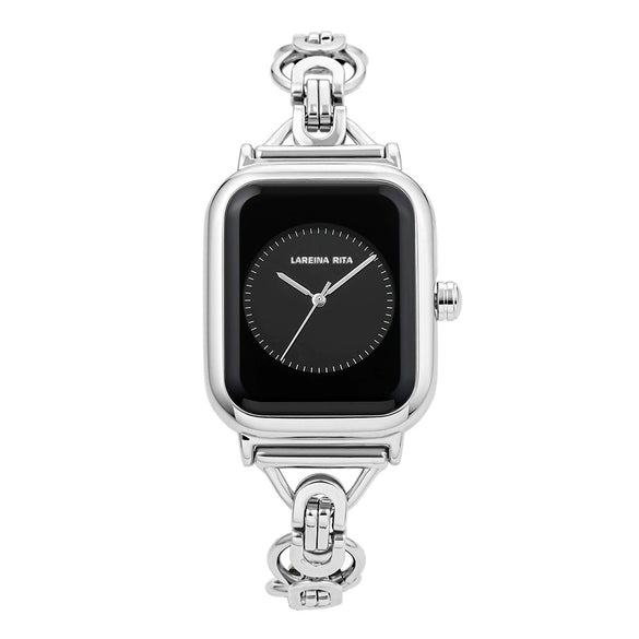 Female Student Casual Waterproof Square Dial Alloy Bracelet Quartz Watch With Stainless Steel Buckle And Mineral Reinforced Glass Mirror