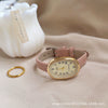 Female Student Digital Exam Watch Oval Dial Metal Case Ordinary Glass Mirror Fashion Style
