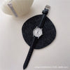 Female Student Quartz Watch Alloy Case Ordinary Glass Mirror Leisure Style Round Shape