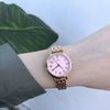 Female Students' Simple Fashion Watch With Alloy Case Stainless Steel Band And Round Dial