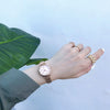 Female Students' Simple Fashion Watch With Alloy Case Stainless Steel Band And Round Dial