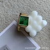 Female Watch Alloy Metal Steel Wire Belt Square Simple Cold Wind Green Leisure Design