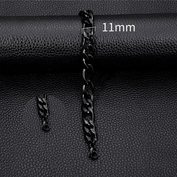Figaro Bracelet Stainless Steel Geometric 18K Electroplated Unisex