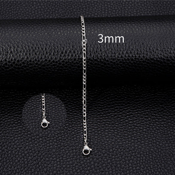 Figaro Bracelet Stainless Steel Geometric 18K Electroplated Unisex