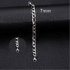 Figaro Bracelet Stainless Steel Geometric 18K Electroplated Unisex