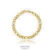 Figaro Bracelet Stainless Steel Geometric 18K Electroplated Unisex