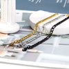 Figaro Bracelet Stainless Steel Geometric 18K Electroplated Unisex