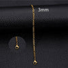 Figaro Bracelet Stainless Steel Geometric 18K Electroplated Unisex