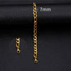 Figaro Bracelet Stainless Steel Geometric 18K Electroplated Unisex
