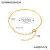 Fine Coil Bracelet And Hand Ring In Niche Fashion Ins Style Titanium Steel Geometric Pattern Pvd Electroplated Real Gold Jewelry For Women