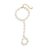 Finger Bracelet Hand Back Chain Imitation Pearl Geometric Handmade