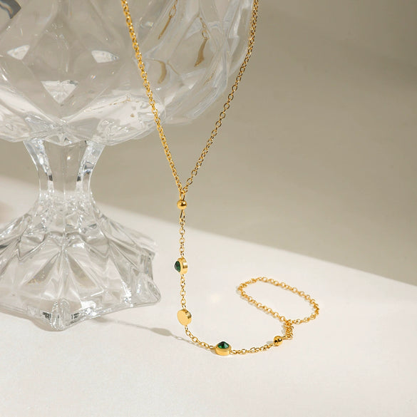 Finger Chain Stainless Steel Geometric Style Electroplated For Women