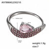 Finger Ring Titanium Steel Geometric Light Luxury 18K Gold Plated