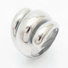 Finger Ring Titanium Steel Geometric Polishing
