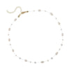 Fishing Line Pearl Necklace With Geometric Design For Women