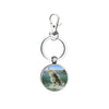 Fishing Lover Keychain Pendant In Zinc Alloy With Modern Simplicity Style
