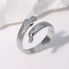 Fishshaped Stainless Steel Women's Open Ring With Animal Zodiac Pattern And Electroplating Treatment
