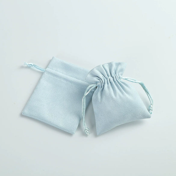 Flannel Jewelry And Mobile Phone Headset Packaging Bag With Thermal Transfer Process