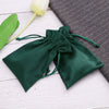 Flannel Jewelry Bag Bundle With Pocket And Drawstring For Storage