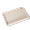 Flannel Jewelry Storage Tray Rectangle Splicing Design For Bracelets Rings Earrings Watches