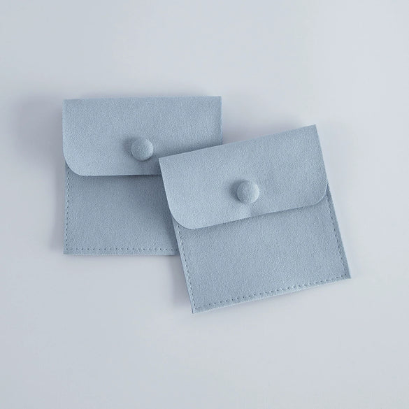 Flannel Velvet Jewelry Storage Bag Doublesided Perforated Snap Wholesale