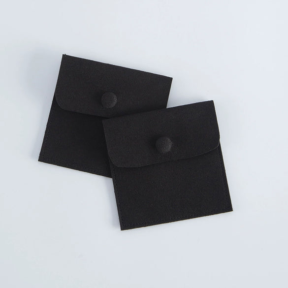 Flannel Velvet Jewelry Storage Bag Doublesided Perforated Snap Wholesale