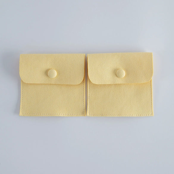 Flannel Velvet Jewelry Storage Bag Doublesided Perforated Snap Wholesale