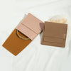 Flip Gift Imitation Leather Pu Jewelry Packaging Bag Thermal Transfer Printing For Necklace Ring Storage