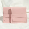 Flip Gift Imitation Leather Pu Jewelry Packaging Bag Thermal Transfer Printing For Necklace Ring Storage