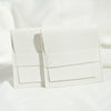 Flip Gift Imitation Leather Pu Jewelry Packaging Bag Thermal Transfer Printing For Necklace Ring Storage