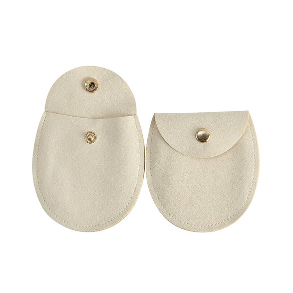 Flip Snap Buckle Cloth Jewelry Bag For Storage And Small Gift
