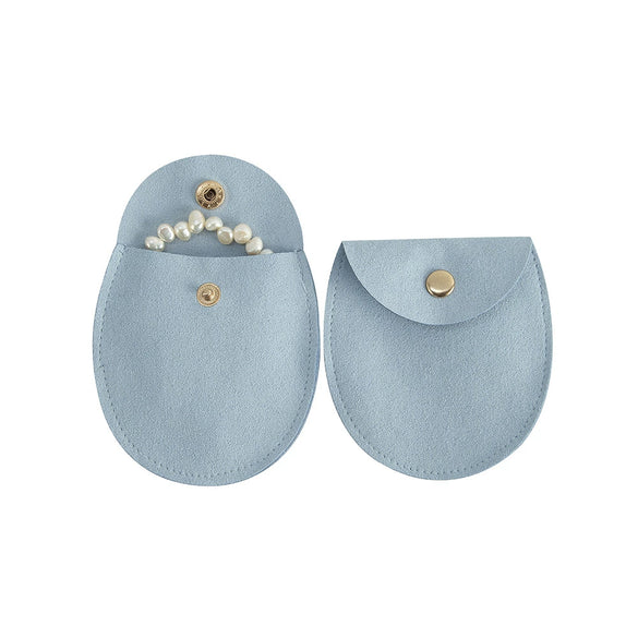 Flip Snap Buckle Cloth Jewelry Bag For Storage And Small Gift