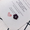 Flocked Velvet Fivepetal Flower Throughhole Beads Jewelry Earrings Nail Accessories Material Retro Style