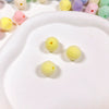 Flocking Geometric Beaded Bag Pendant Mobile Phone Chain Diy Handmade Accessories