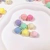 Flocking Geometric Beaded Bag Pendant Mobile Phone Chain Diy Handmade Accessories