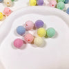 Flocking Geometric Beaded Bag Pendant Mobile Phone Chain Diy Handmade Accessories